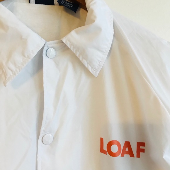 Loaf Windbreaker White Bread Toast Toaster Jacket - Picture 3 of 8